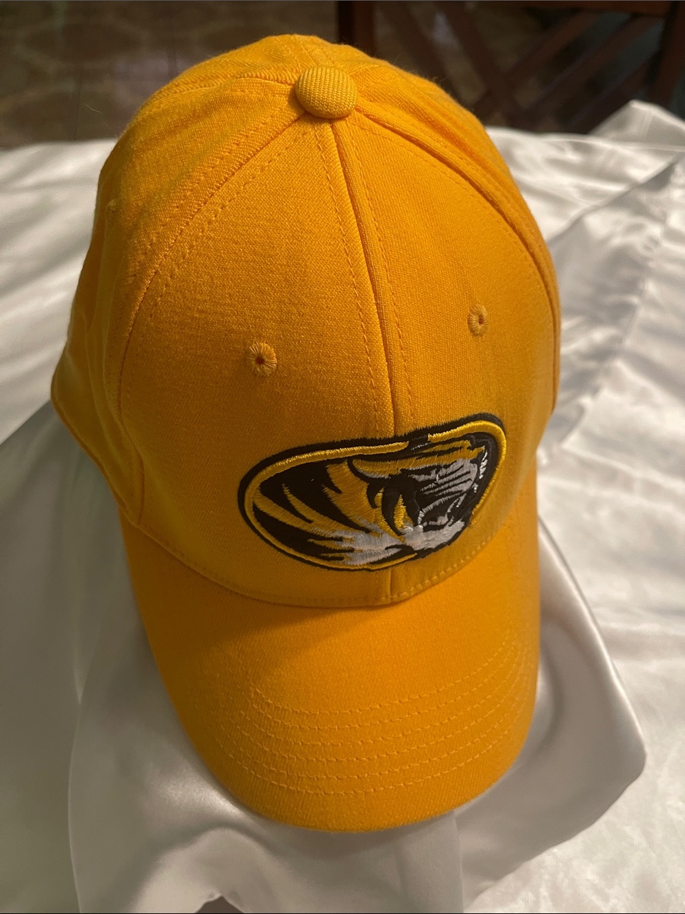Top of the World Yellow Tigers Logo Baseball Cap